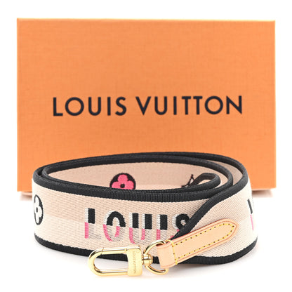 Louis Vuitton Jacquard Speedy Bandouliere 20 Shoulder Strap Black 4 of 4