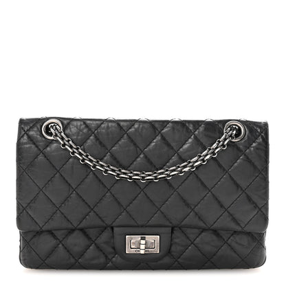 Chanel Aged Calfskin Quilted 2.55 Reissue 225 Flap Black 1 of 10