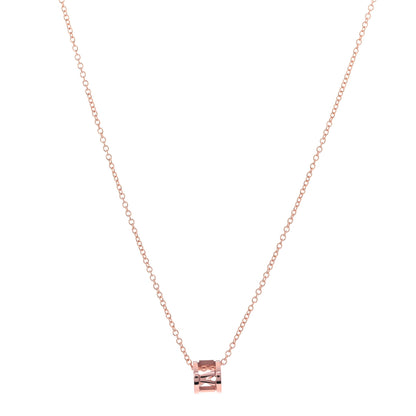 Tiffany 18K Rose Gold Atlas Open Pendant Necklace 3 of 6