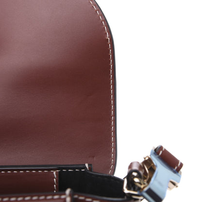 Proenza Schouler Canvas Snakeskin PS11 Small Saddle Bag Ecru Russet 9 of 9