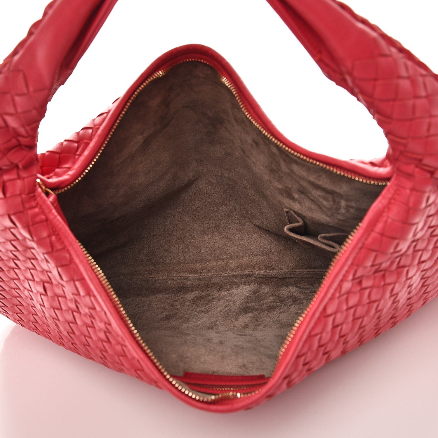 Bottega Veneta Nappa Intrecciato Large Veneta Hobo Fuchsia 5 of 12