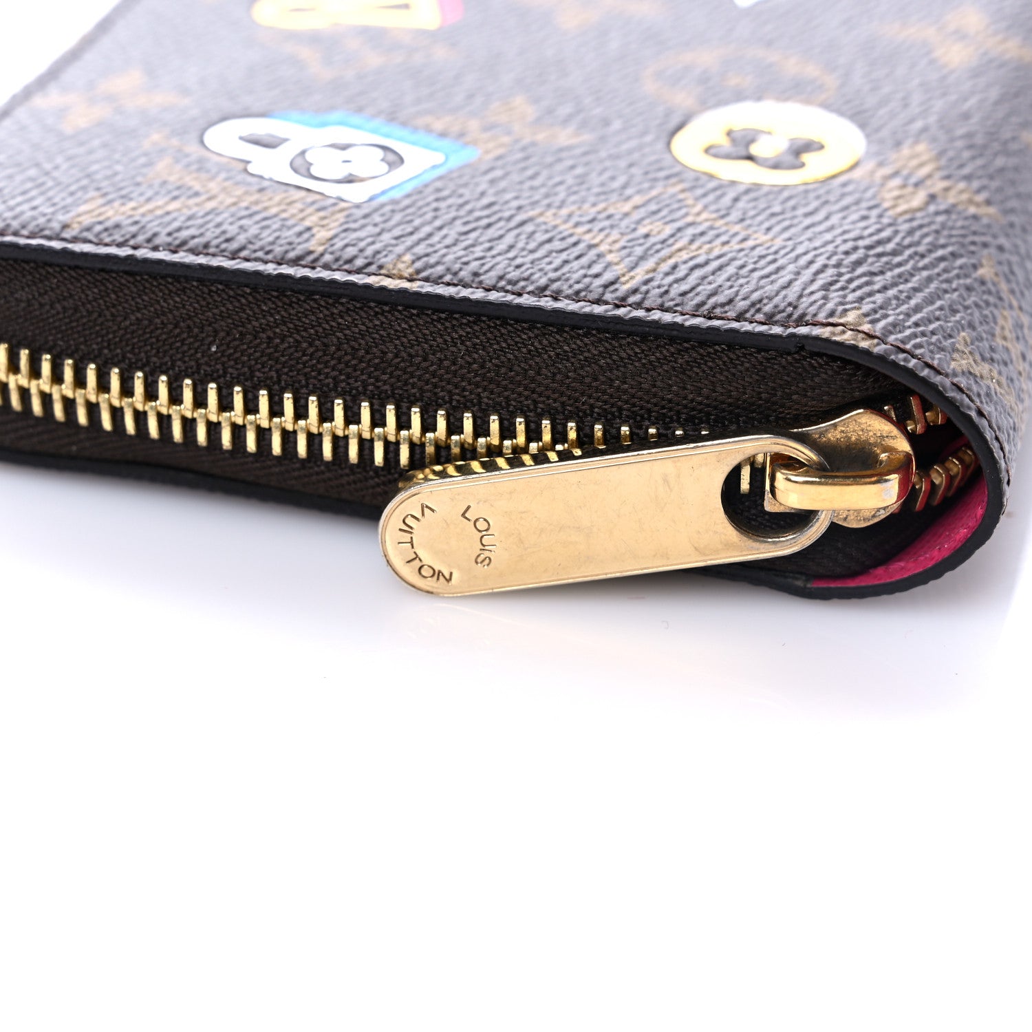Louis Vuitton Monogram LV Love Lock Zippy Wallet 9 of 9