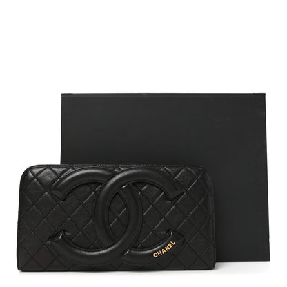 Chanel Lambskin Quilted Coco Midnight Clutch Black 10 of 10