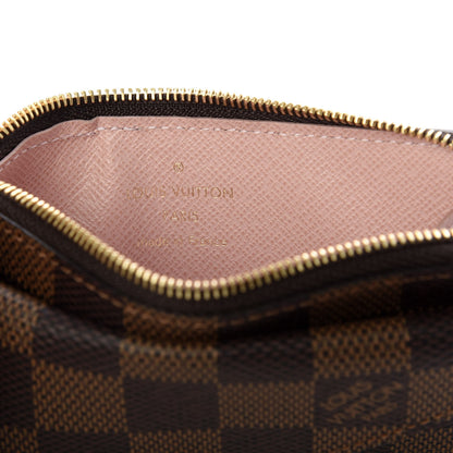 Louis Vuitton Damier Ebene Recto Verso Card Holder Rose Ballerine 6 of 7