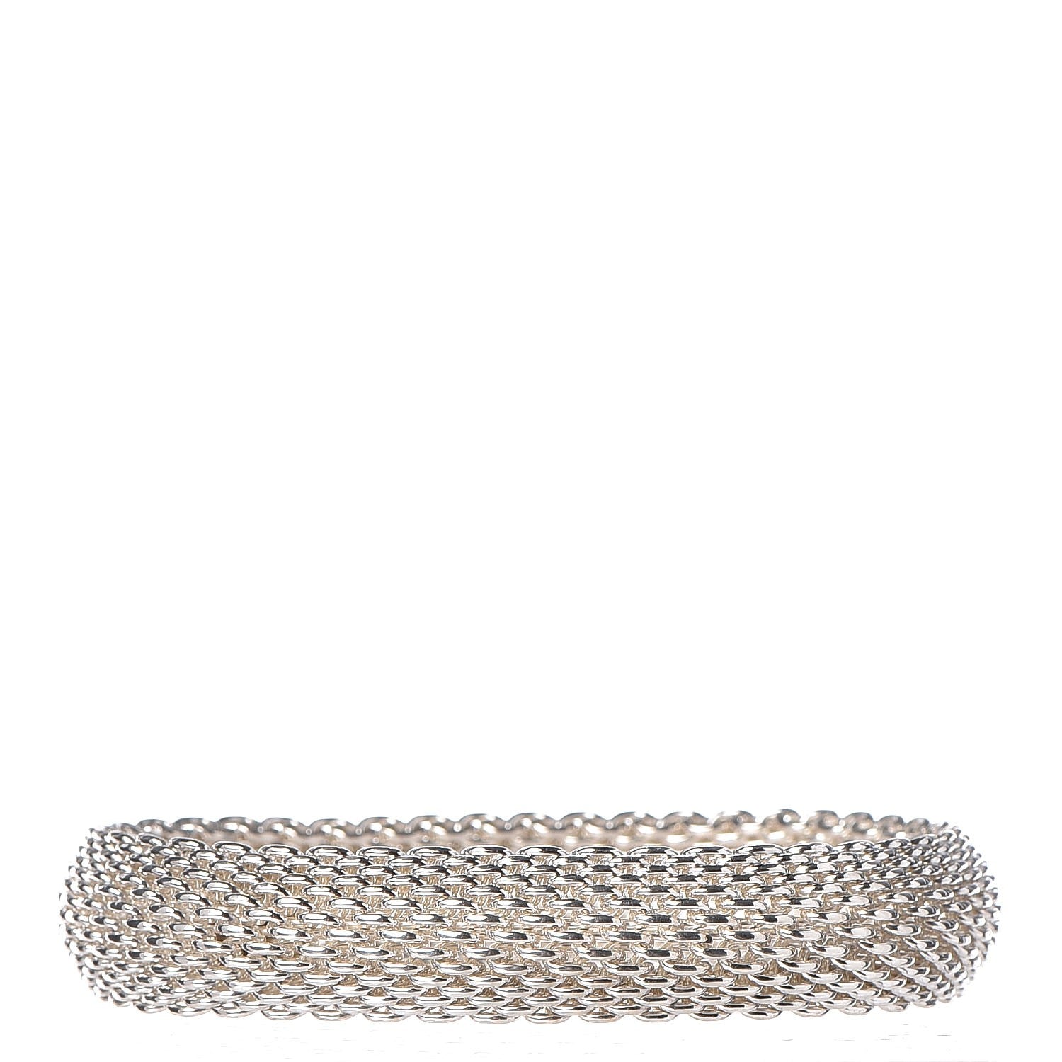 Tiffany Sterling Silver Somerset Mesh Bracelet 3 of 4