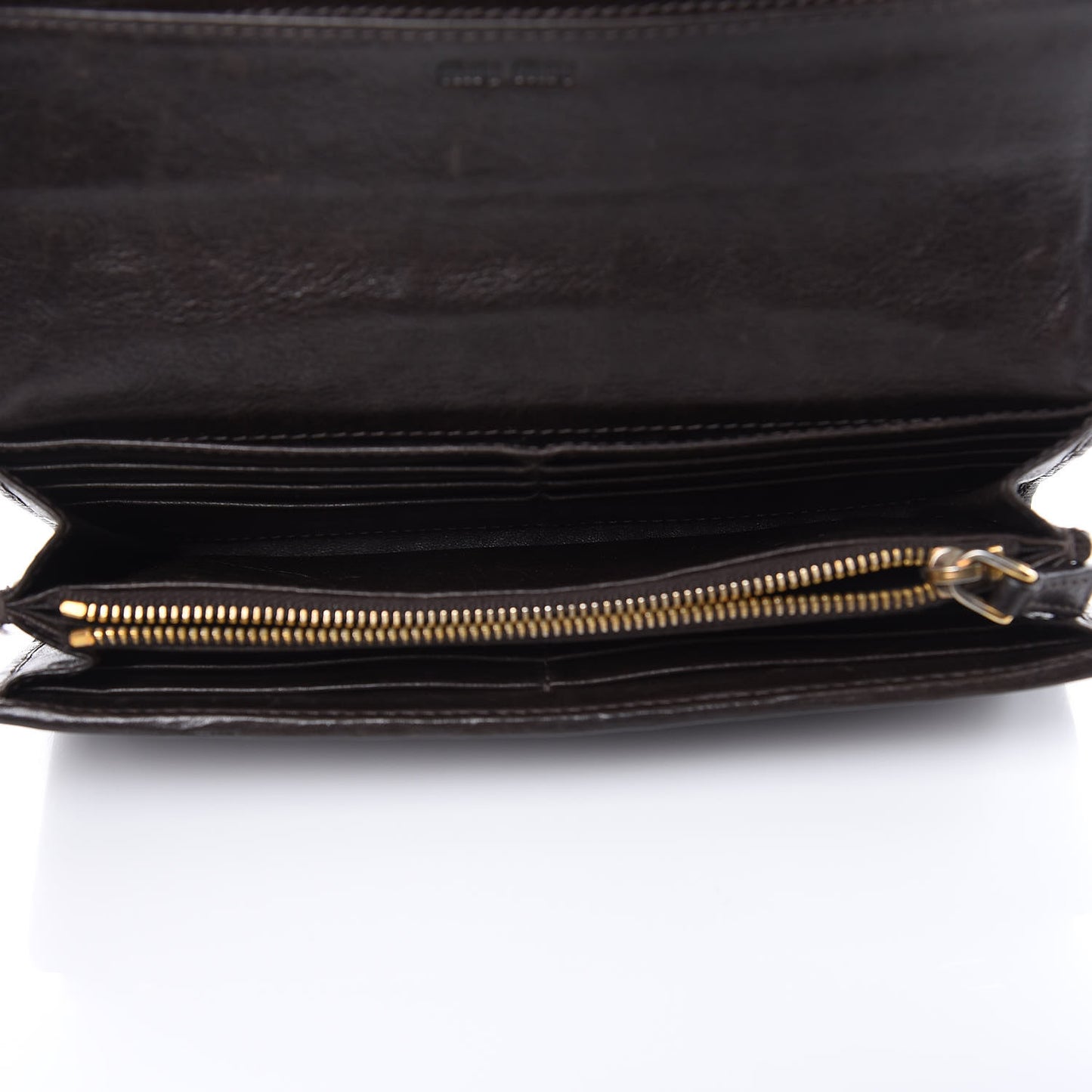 Nappa Matelasse Flap Wallet Argilla