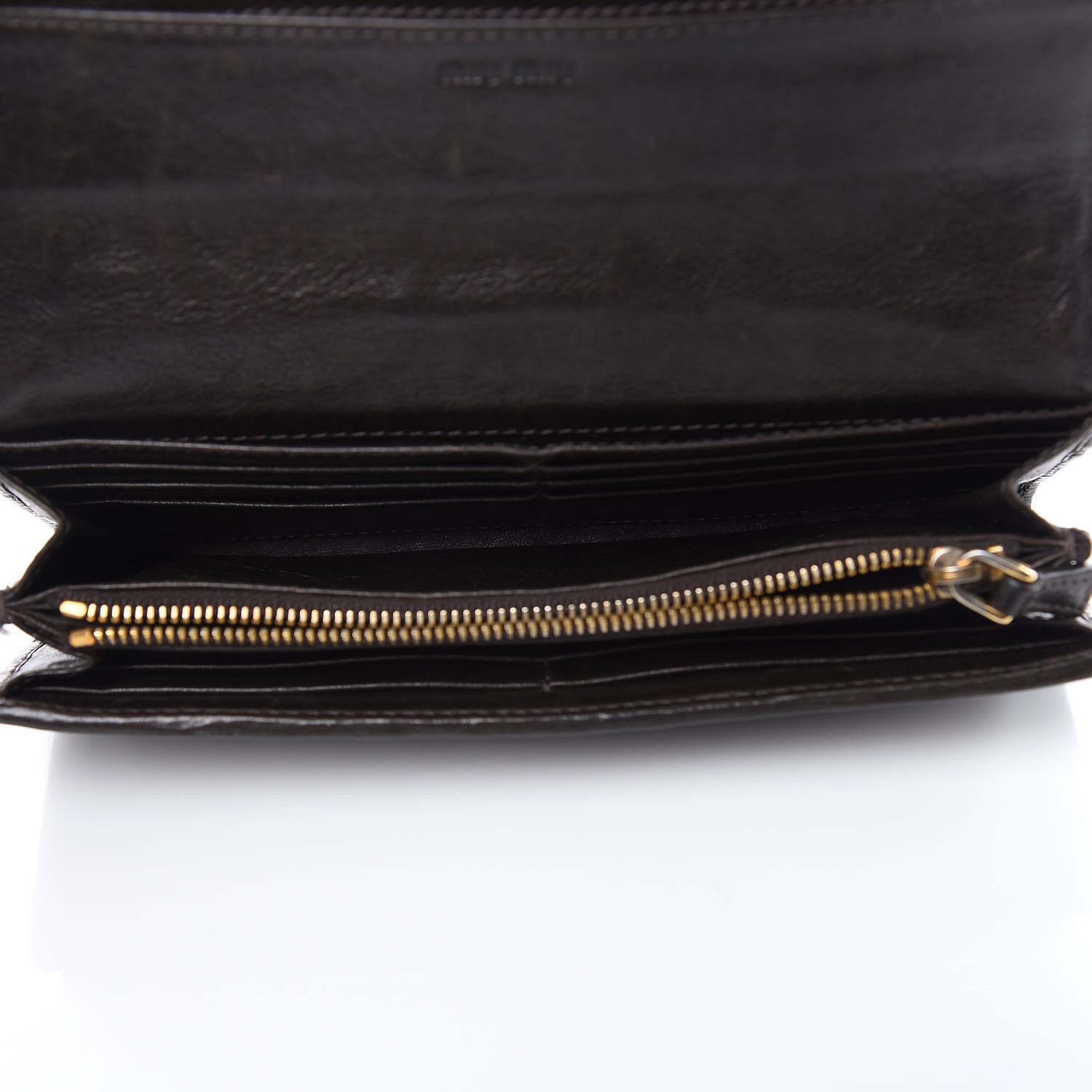 Miu Miu Nappa Matelasse Flap Wallet Argilla 5 of 12