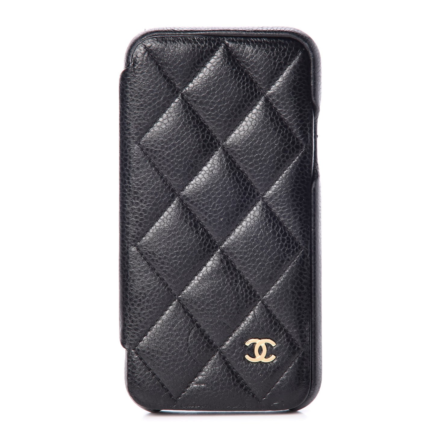 Caviar Quilted iPhone X Case Black