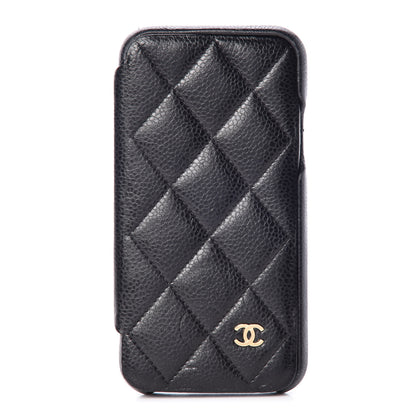 Chanel Caviar Quilted iPhone X Case Black 1 of 17
