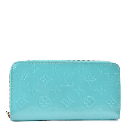 Louis Vuitton Vernis Zippy Wallet Blue Lagon 1 of 11
