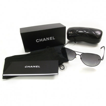 Chanel Aviator Sunglasses 4189-T-Q Black 4 of 9