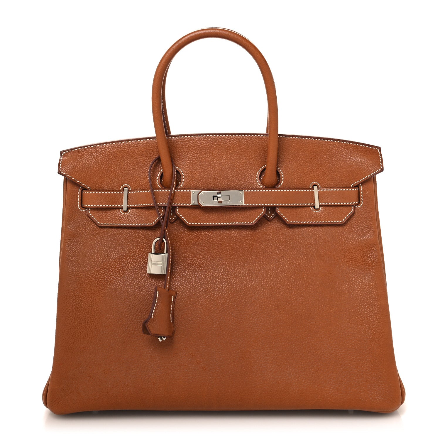 Hermes Natural Barenia Faubourg Birkin 35 Fauve 1 of 16