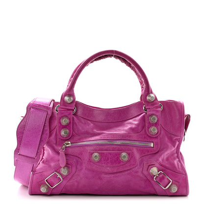 Balenciaga Agneau Giant 21 Silver Hardware City Cyclamen Fucsia 1 of 15