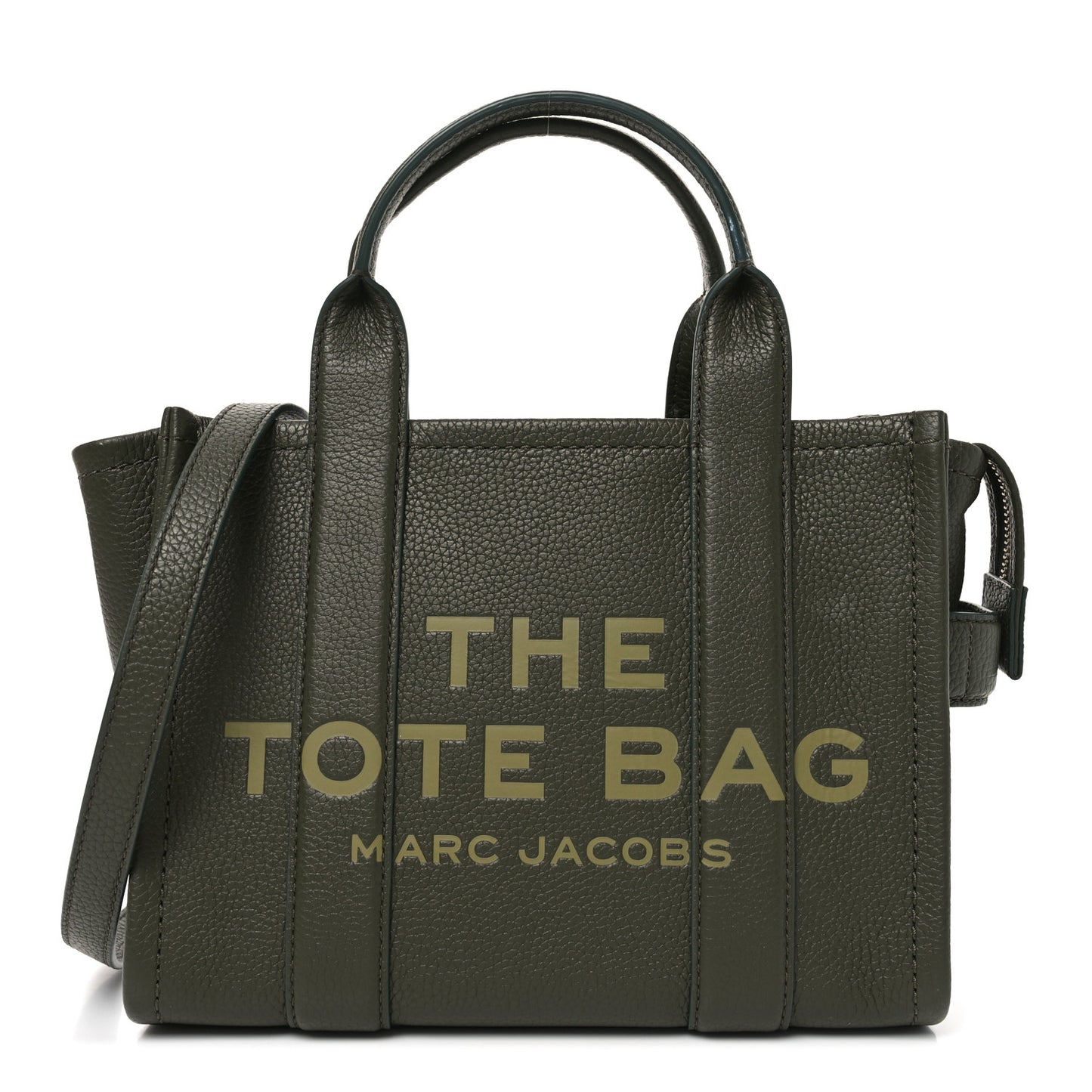 Grained Calfskin Small The Tote Bag Forest