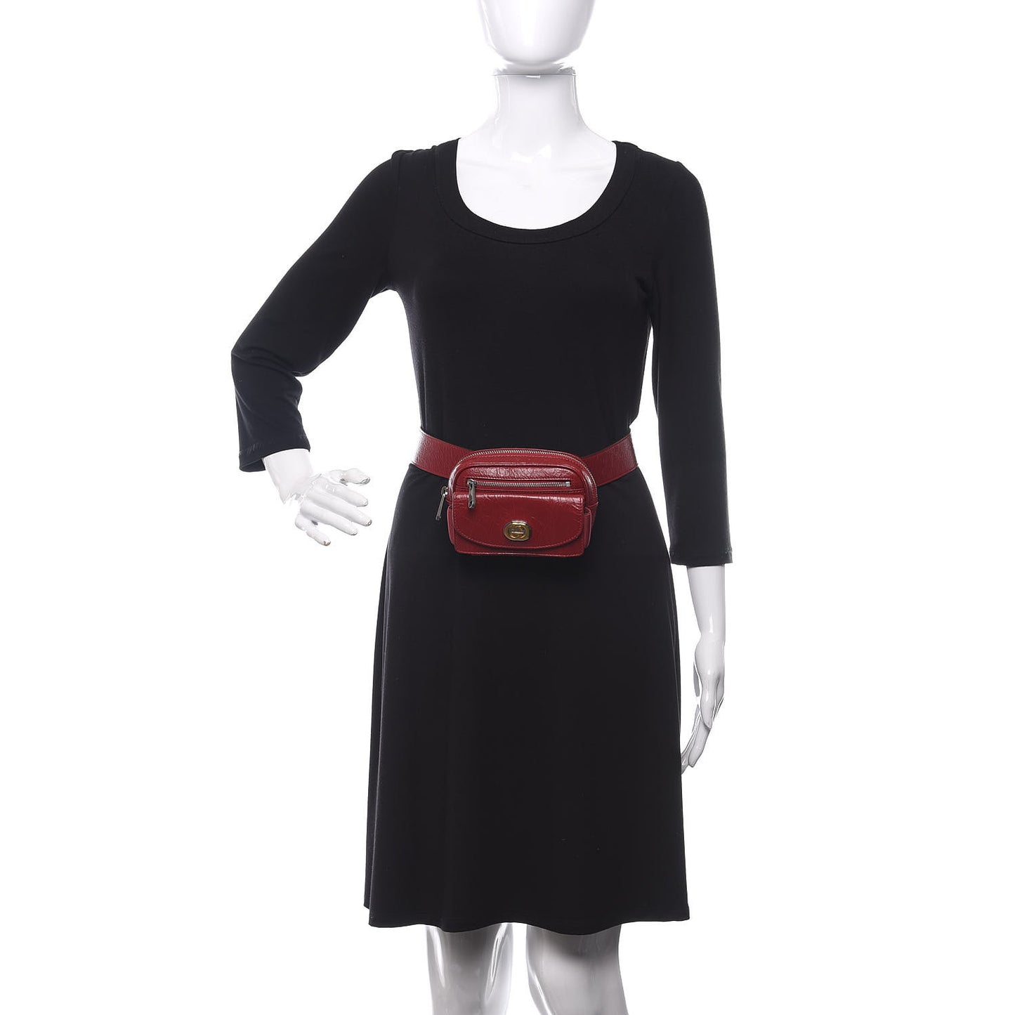 Fluffy Calfskin Mini Morpheus Belt Bag 70 28 Red