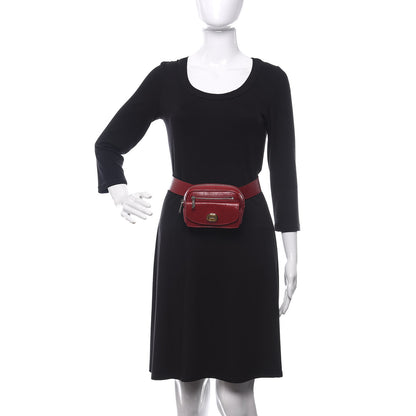 Gucci Fluffy Calfskin Mini Morpheus Belt Bag 70 28 Red 2 of 12