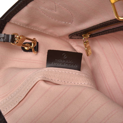Louis Vuitton Damier Ebene Neo Neverfull MM Rose Ballerine 11 of 16