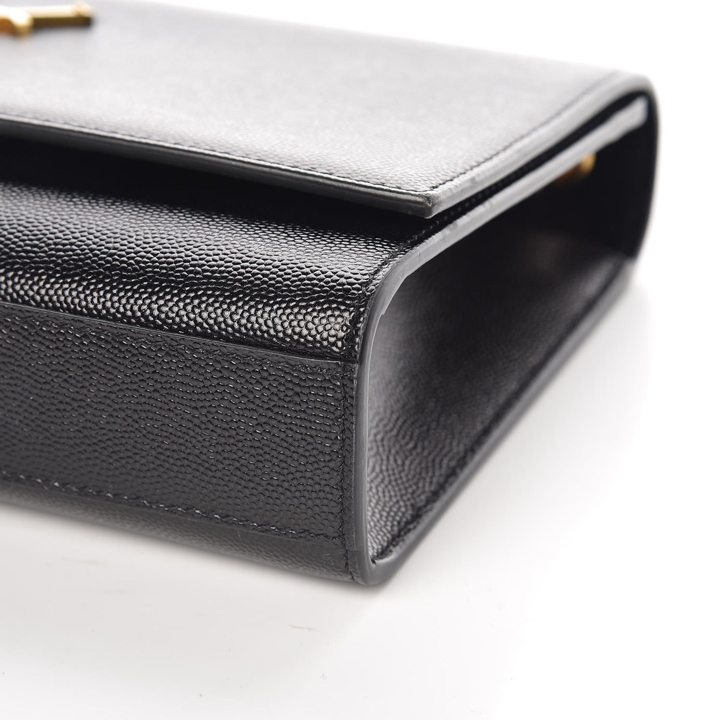 Grain De Poudre Medium Classic Monogram Kate Satchel Black