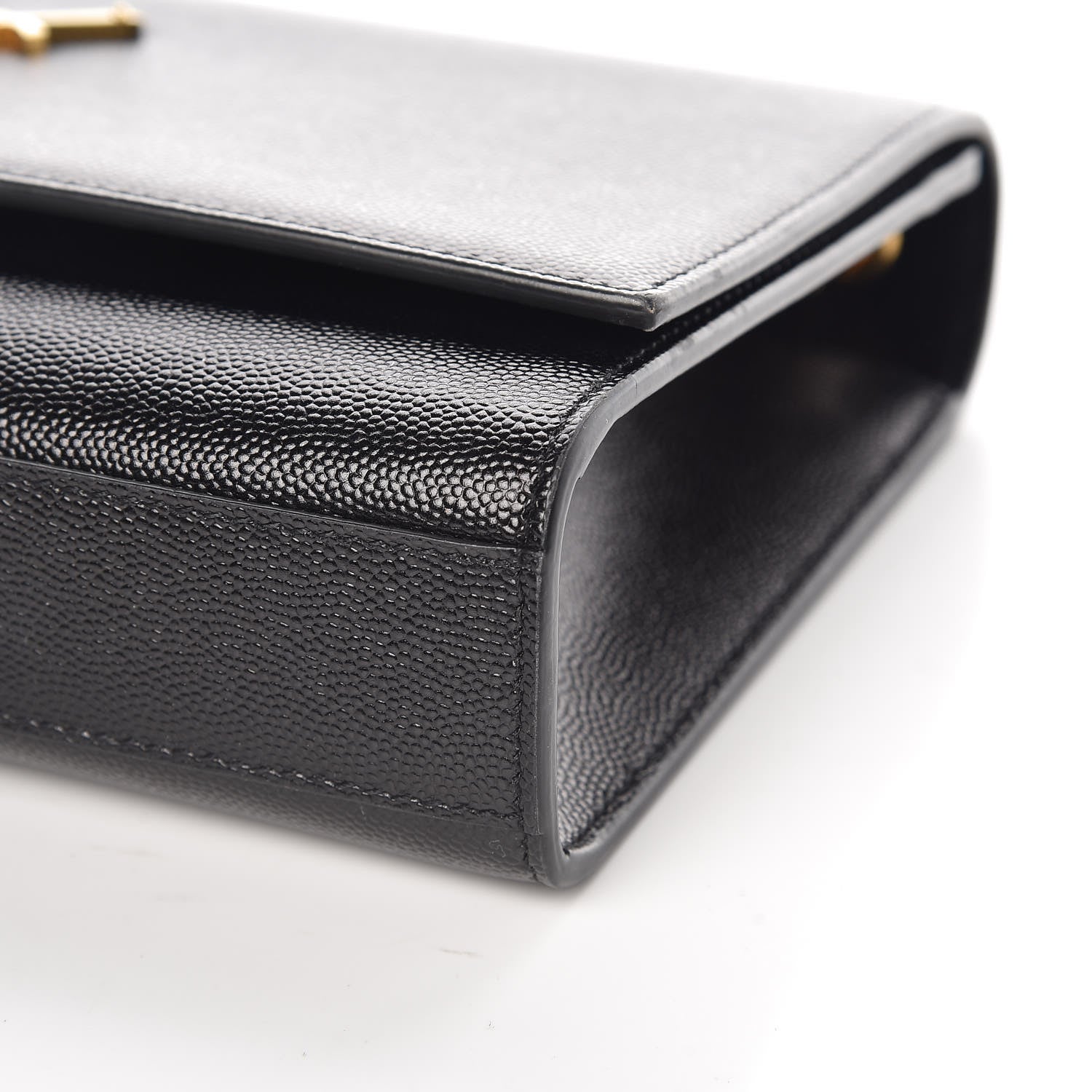 Saint Laurent Grain De Poudre Medium Classic Monogram Kate Satchel Black 9 of 10