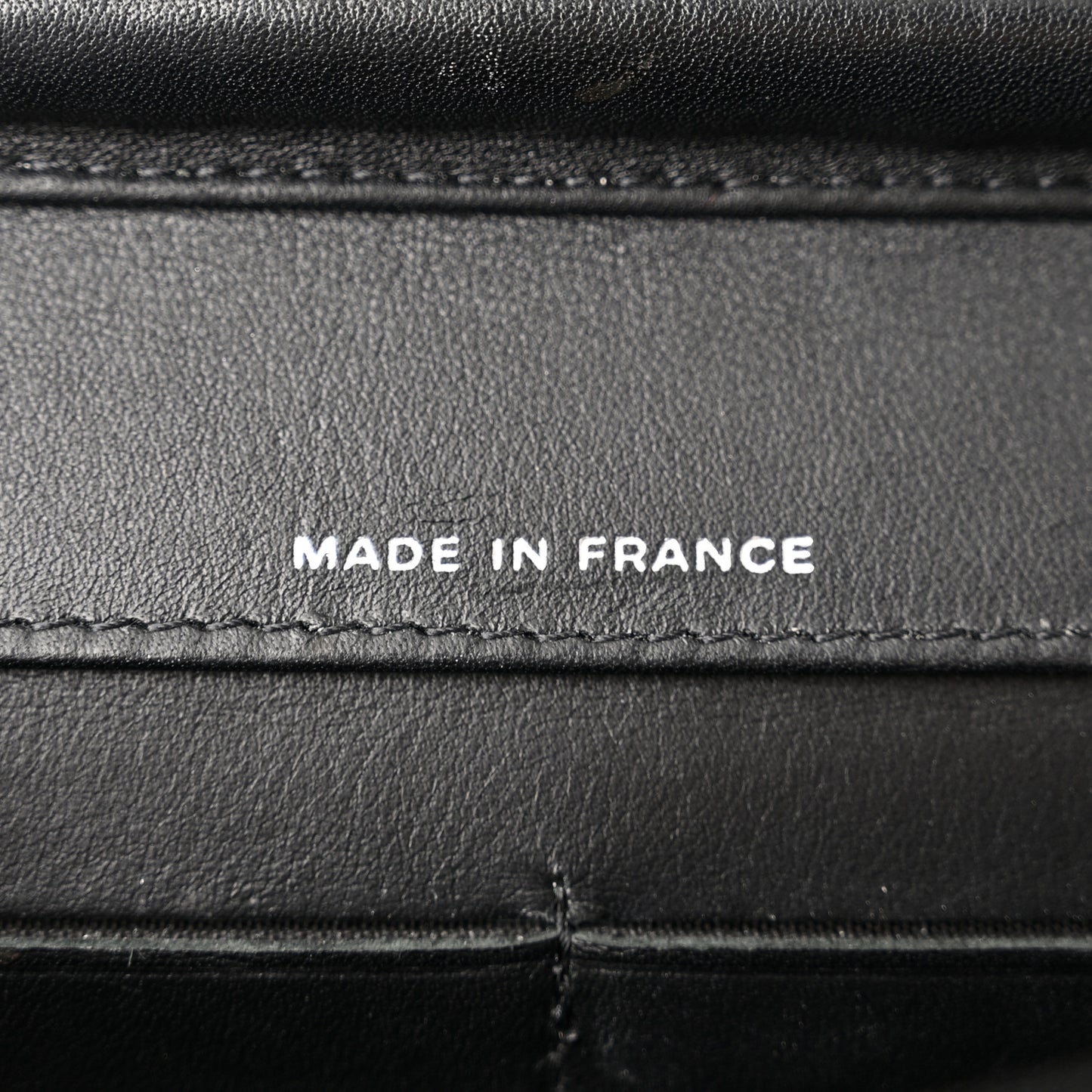 Patent Strass Wallet On Chain WOC Black