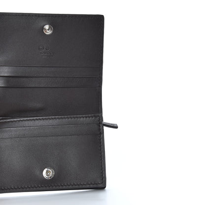 Gucci Microguccissima Card Case Wallet Black 5 of 9