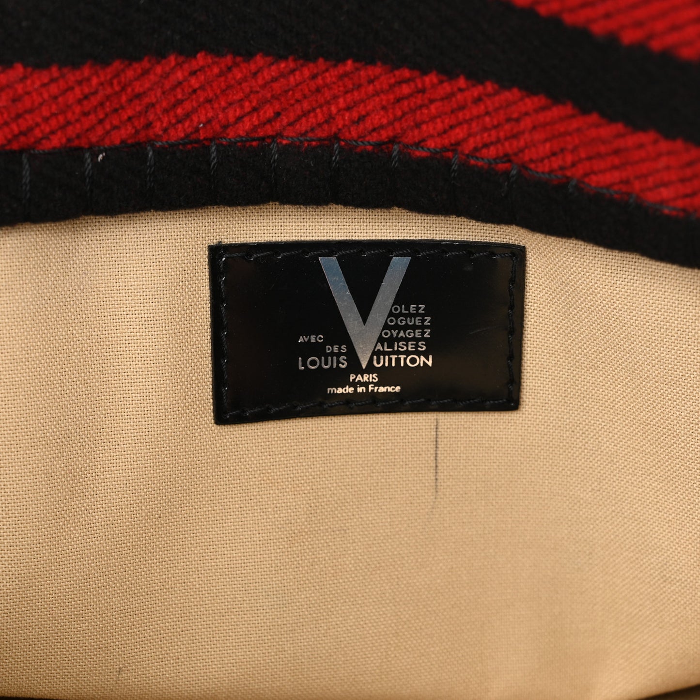 Wool Vail Blanket Cabas Red