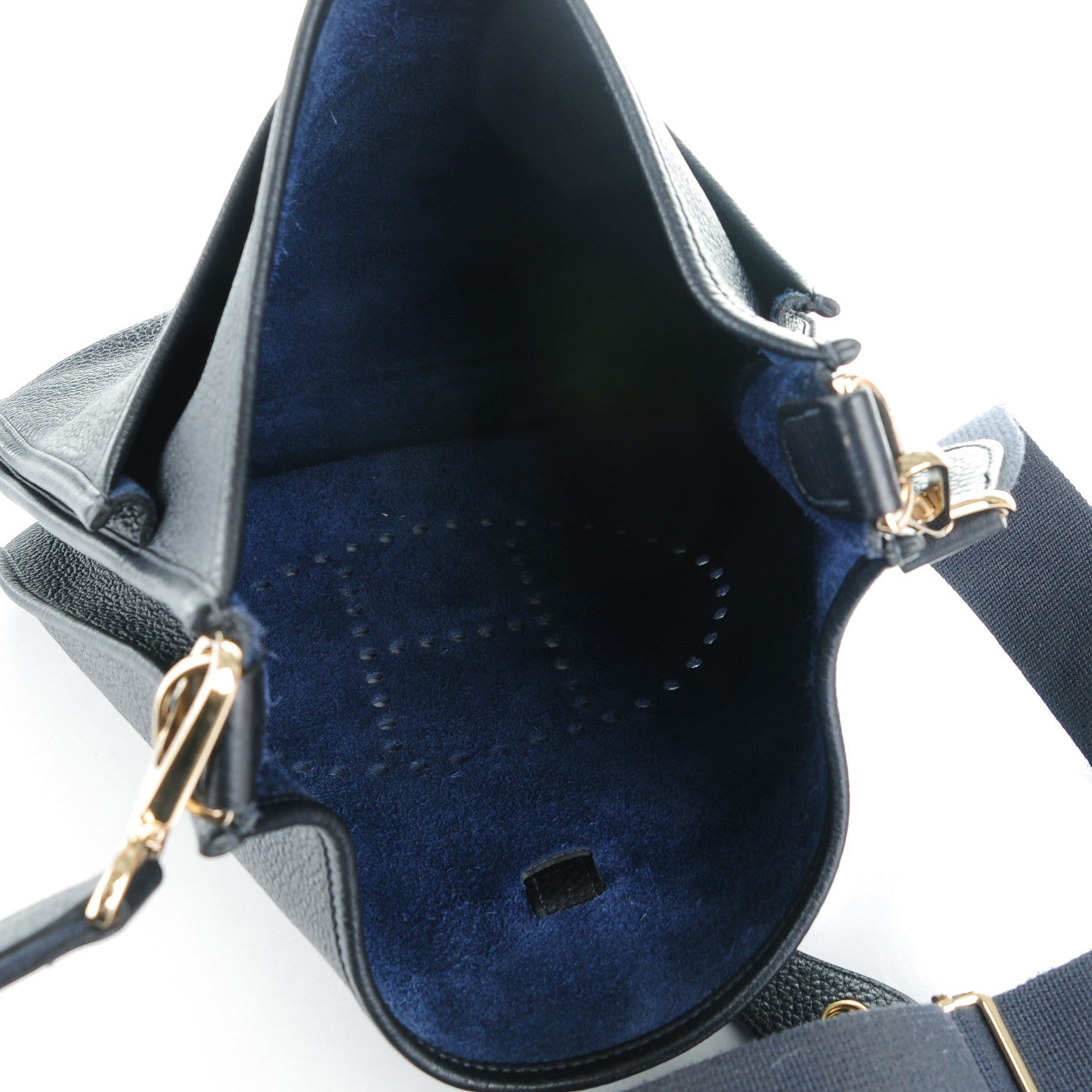 Hermes Taurillon Clemence Evelyne GM Bleu Abysse 5 of 7