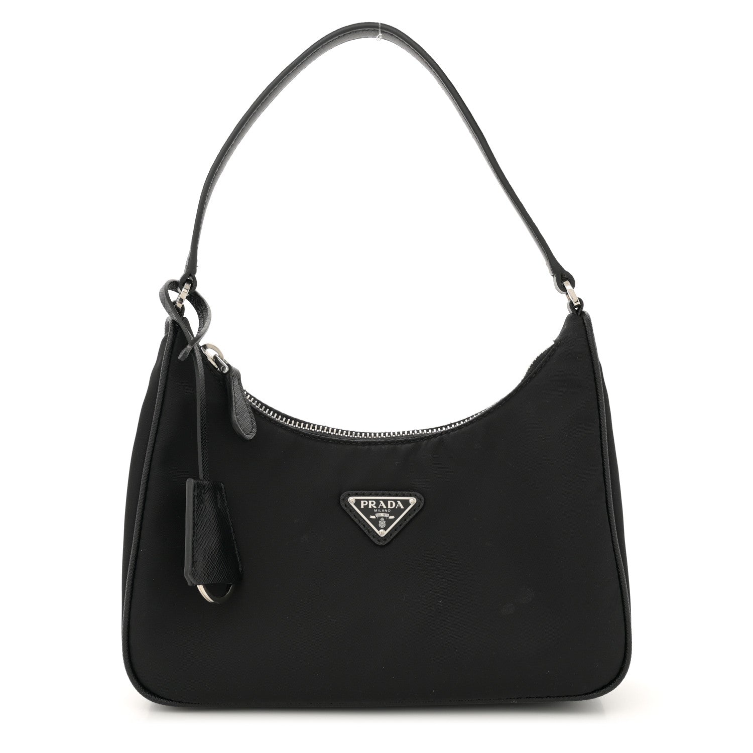 Prada Tessuto Nylon Saffiano Mini Re-Edition 2005 Bag Black 1 of 13