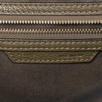 Celine Drummed Calfskin Mini Luggage Jungle 5 of 5