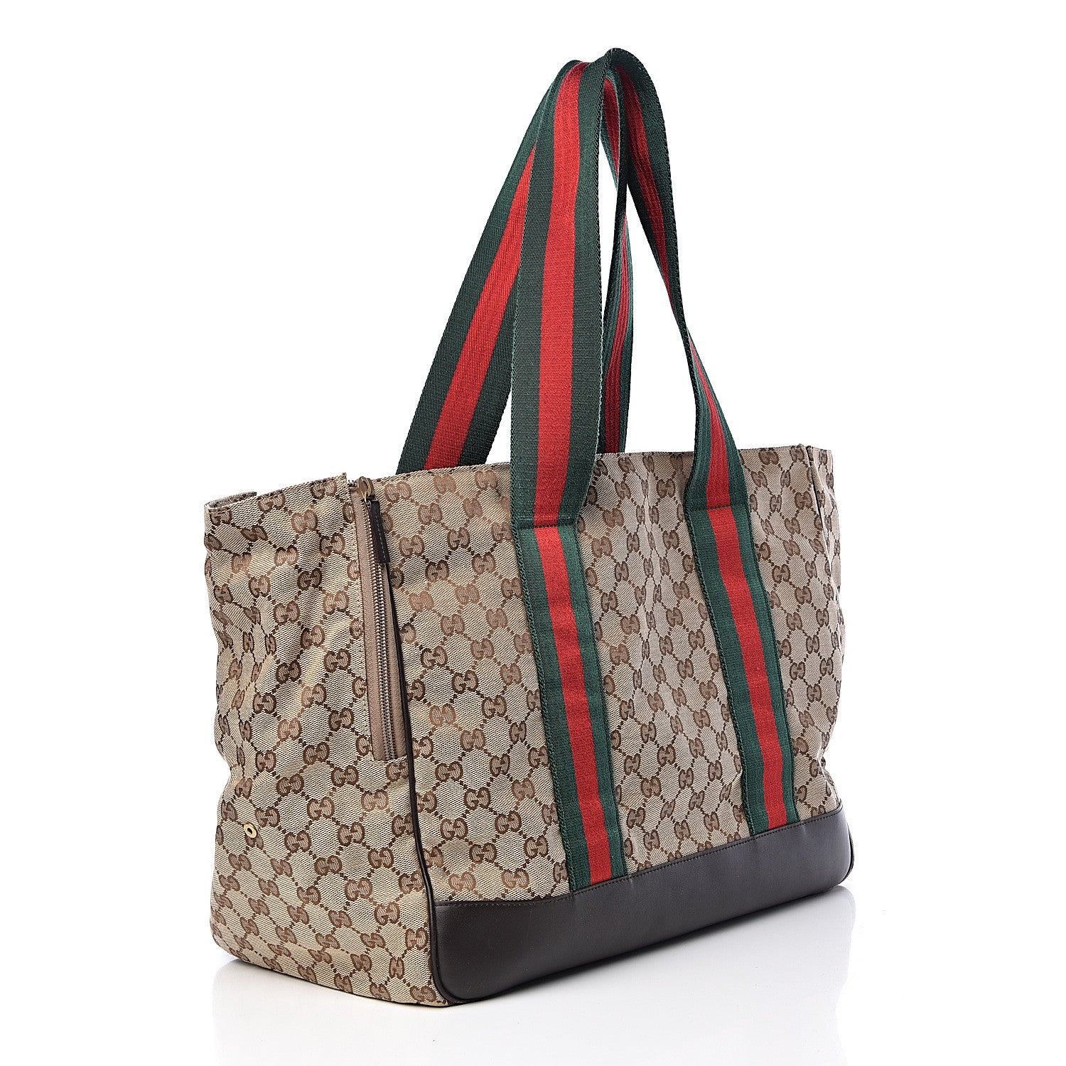 Gucci Monogram Web Dog Carrier Dark Brown 3 of 16