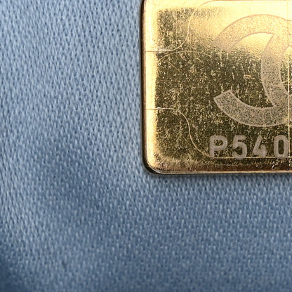 Chanel Washed Denim Quilted Small Chanel 25 Handbag Blue 7 of 10