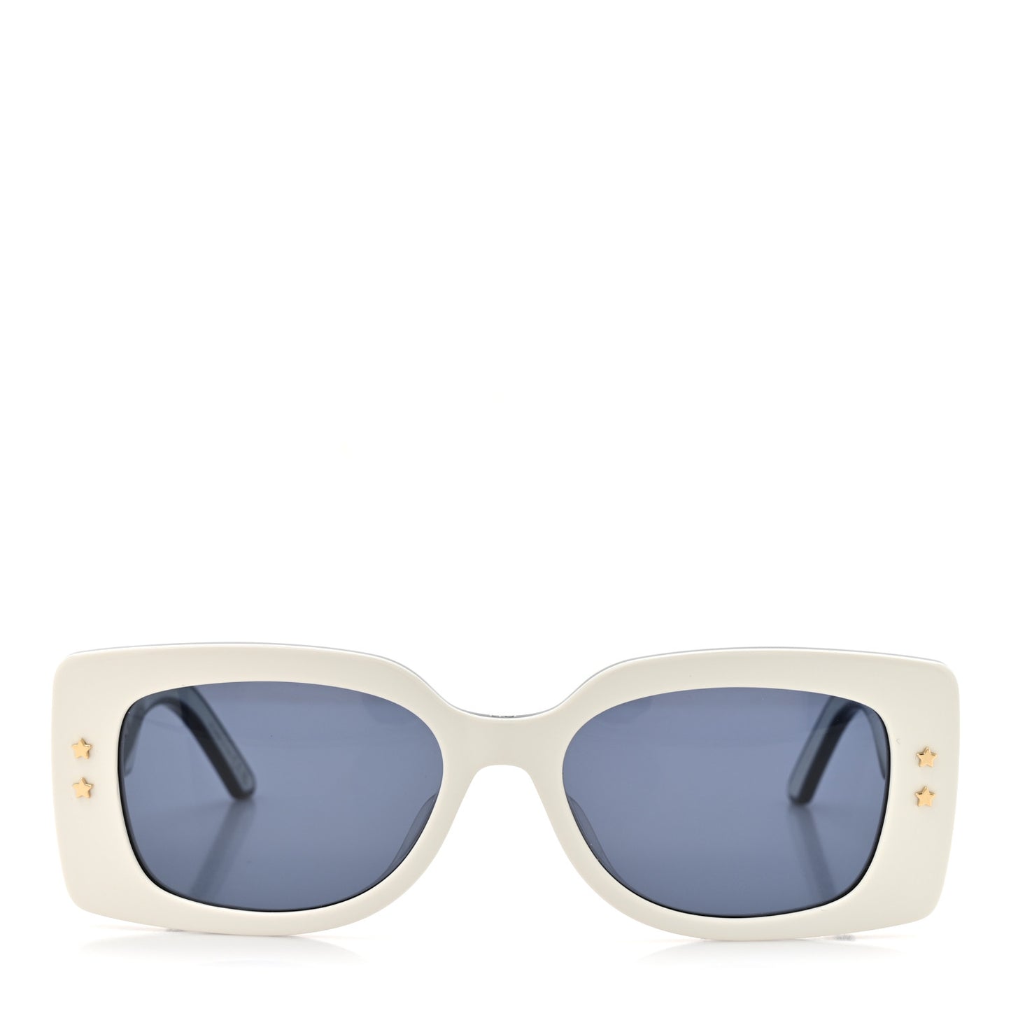 Diorpacific S1U Square Sunglasses White Blue