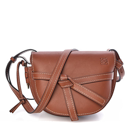 Loewe Calfskin Small Gate Crossbody Bag Rust 1 of 9