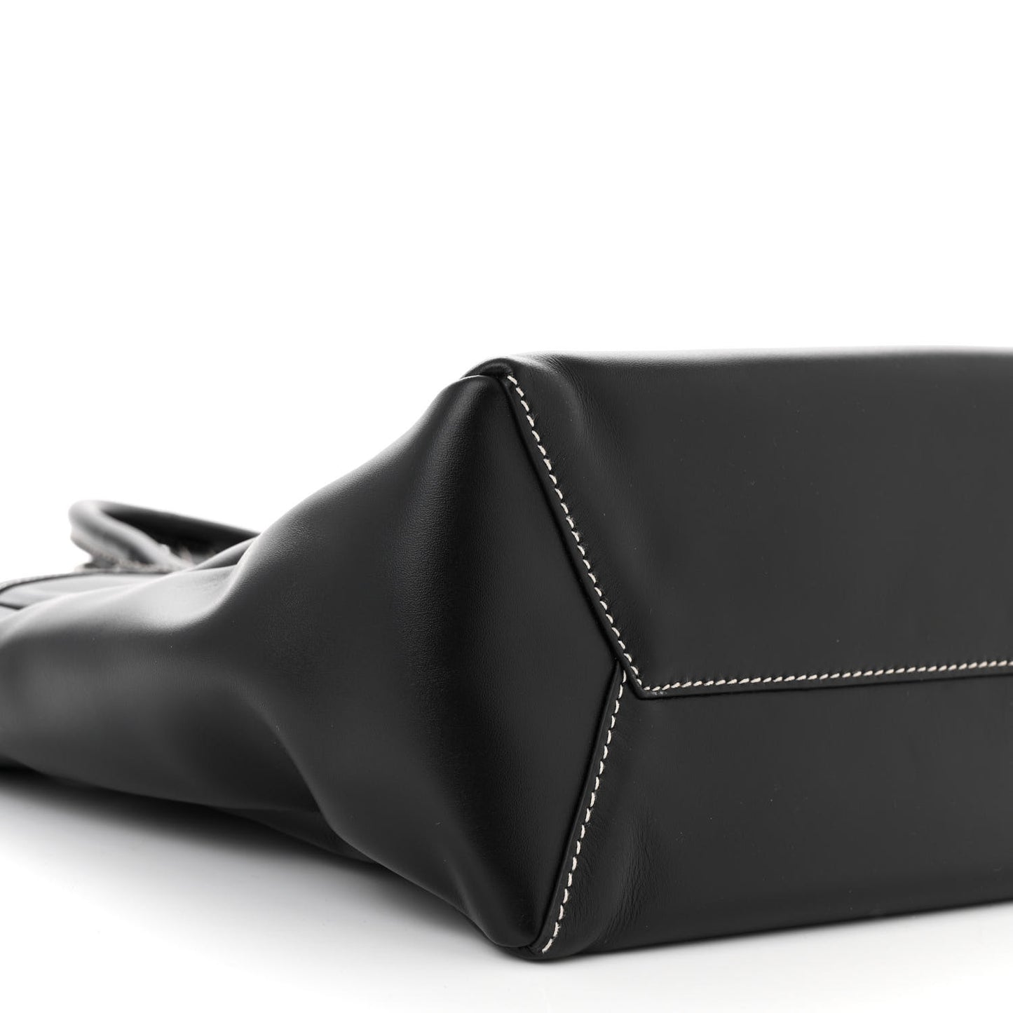 Soft Calf Softy Small Ivy Tote Bag Black