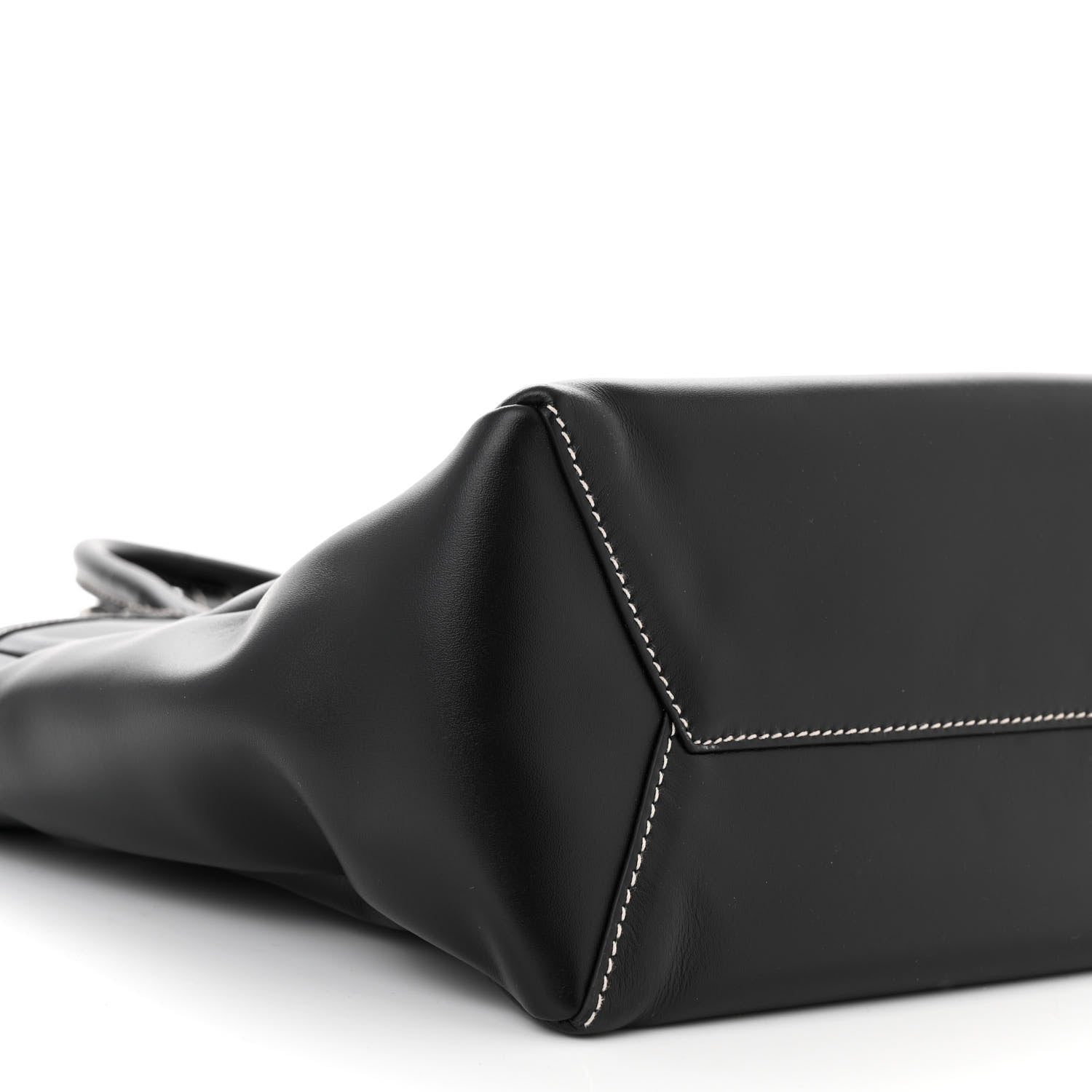 Miu Miu Soft Calf Softy Small Ivy Tote Bag Black 9 of 10