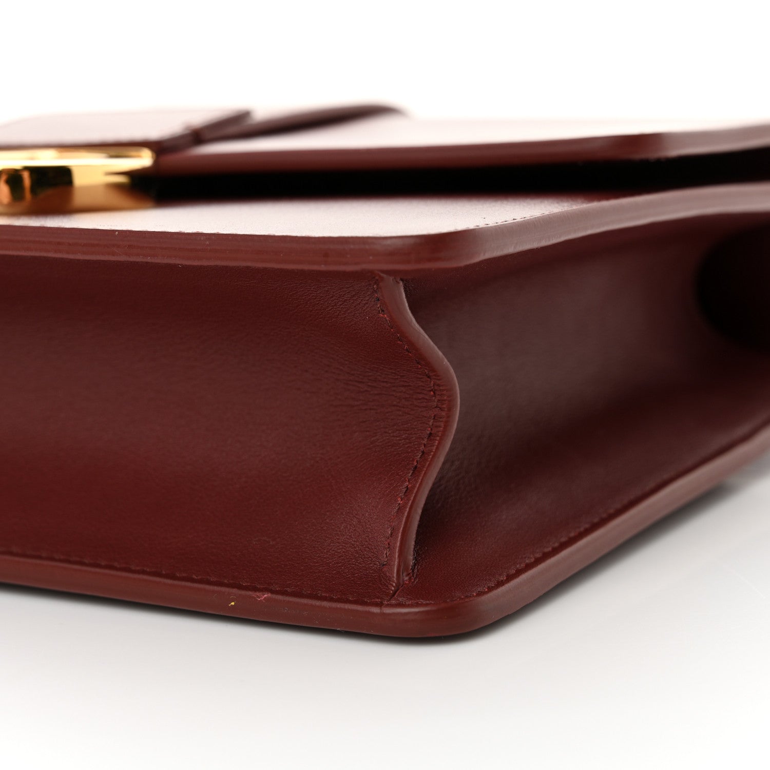 Christian Dior Smooth Calfskin 30 Montaigne Flap Bag Burgundy 10 of 11