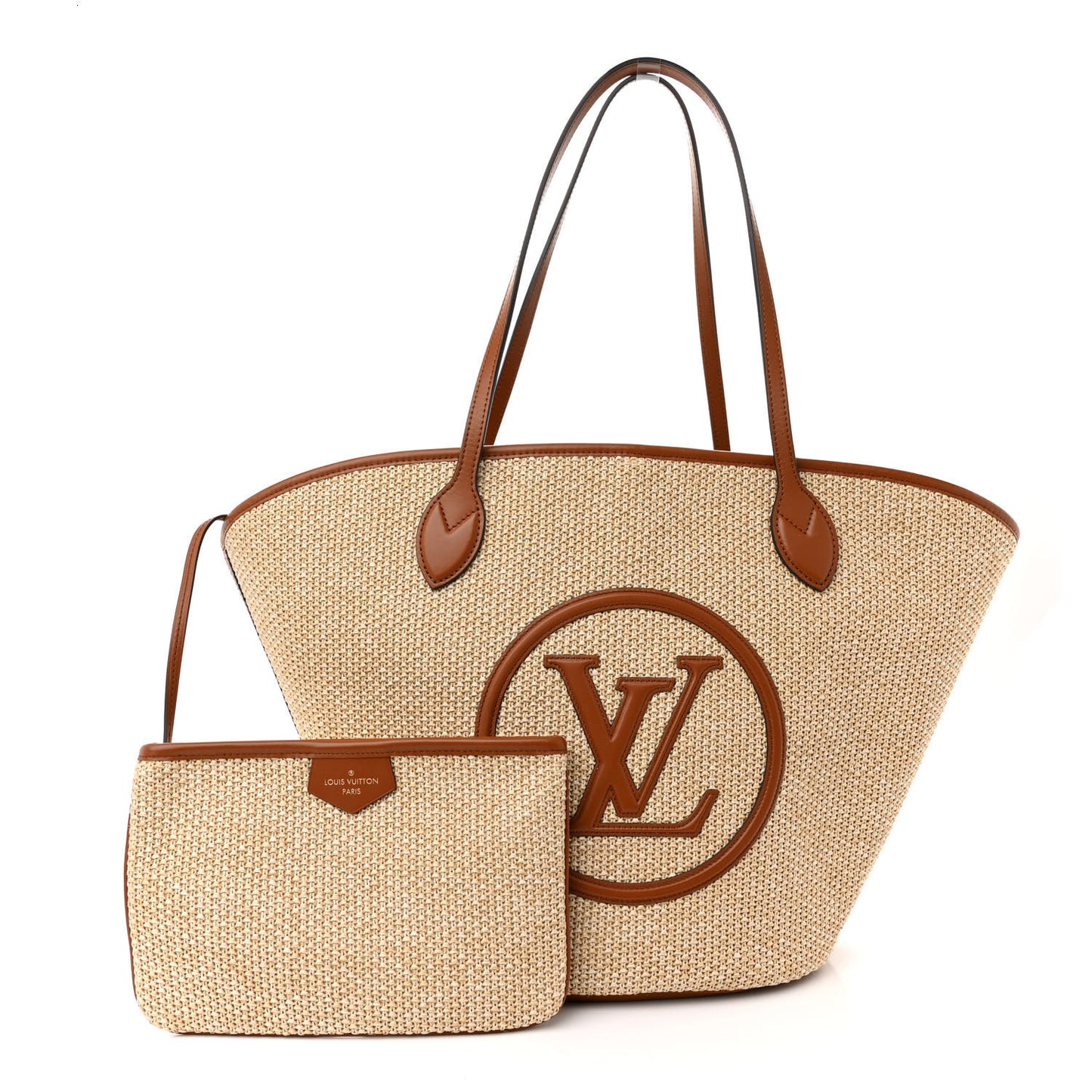 Raffia Saint Jacques Tote Caramel