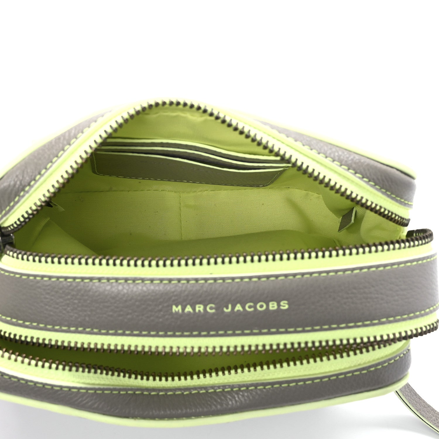 Marc Jacobs Calfskin Quilted The Moto Shot 21 Bag Moon Rock 5 of 14