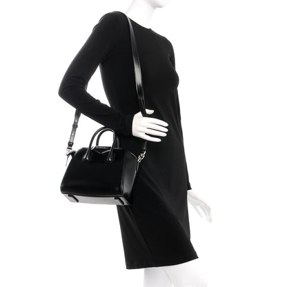 Givenchy Shiny Lord Calfskin Mini Antigona Black 2 of 8