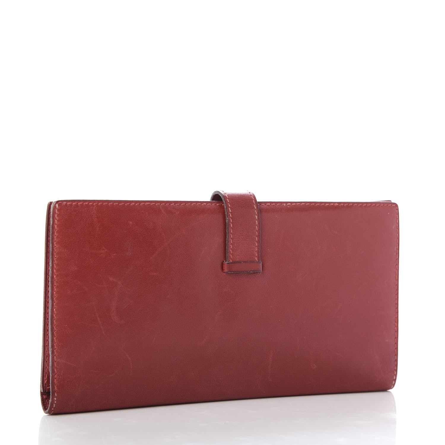 Hermes Box Bearn Wallet Rouge Vif 3 of 8