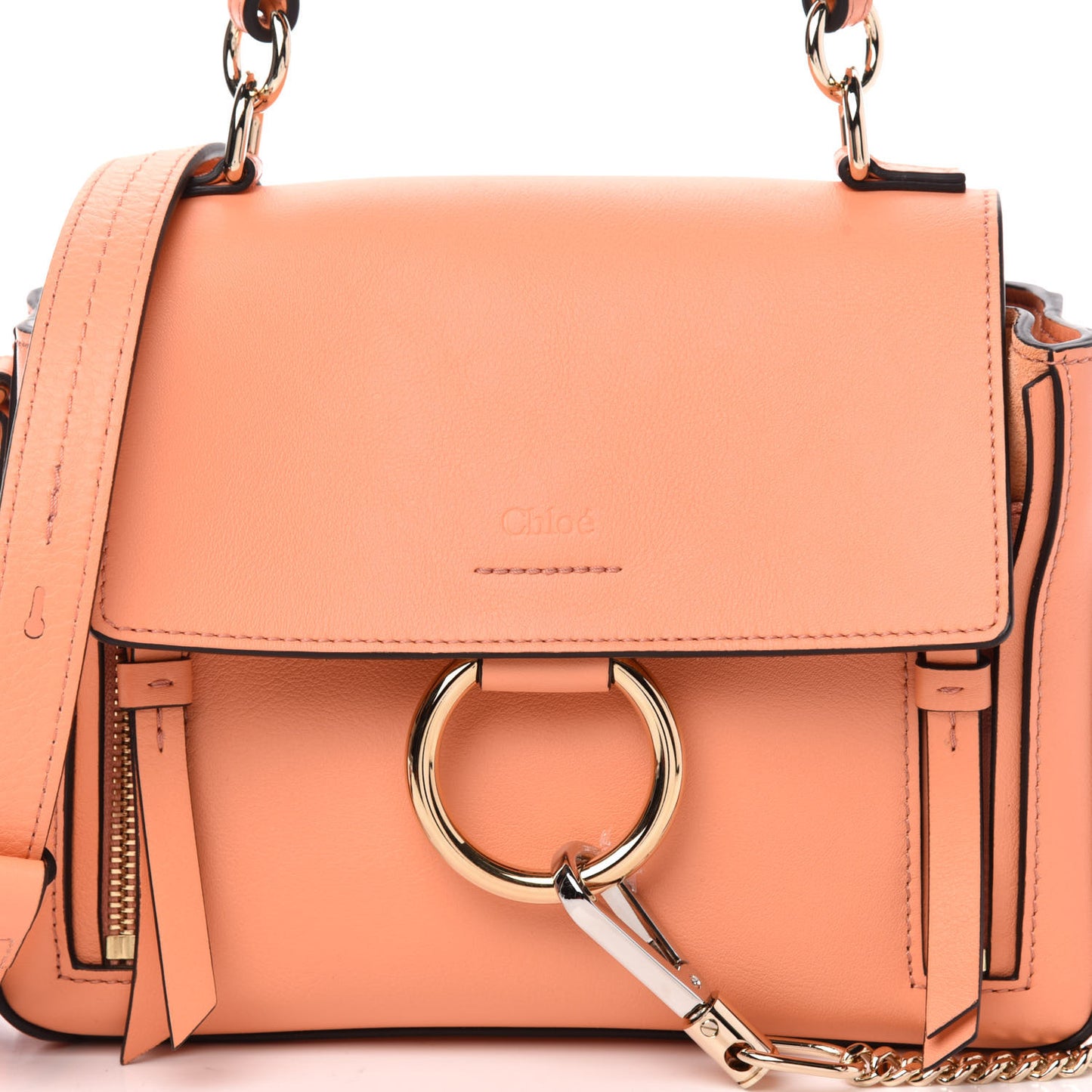 Calfskin Mini Faye Day Shoulder Bag Canyon Sunset