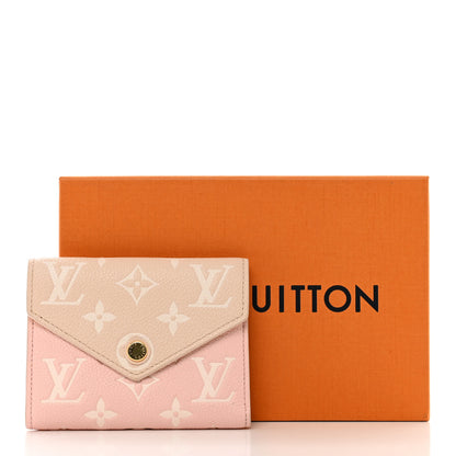 Louis Vuitton Empreinte Monogram Spring In The City Victorine Wallet Pink Beige Yellow 7 of 7
