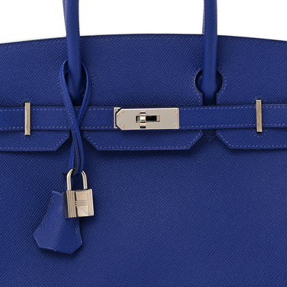 Hermes Epsom Birkin 30 Bleu Electrique 8 of 10