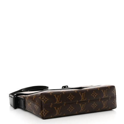 Louis Vuitton Monogram Macassar Magnetic Messenger 4 of 12
