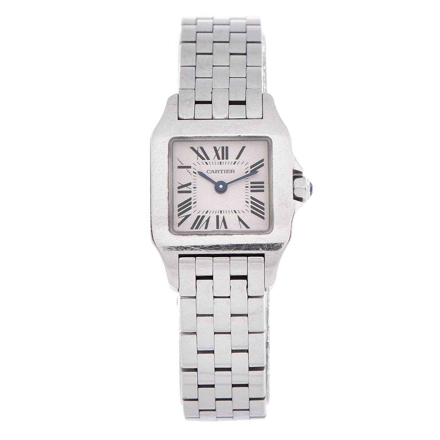Stainless Steel 20mm Santos Demoiselle Quartz Watch