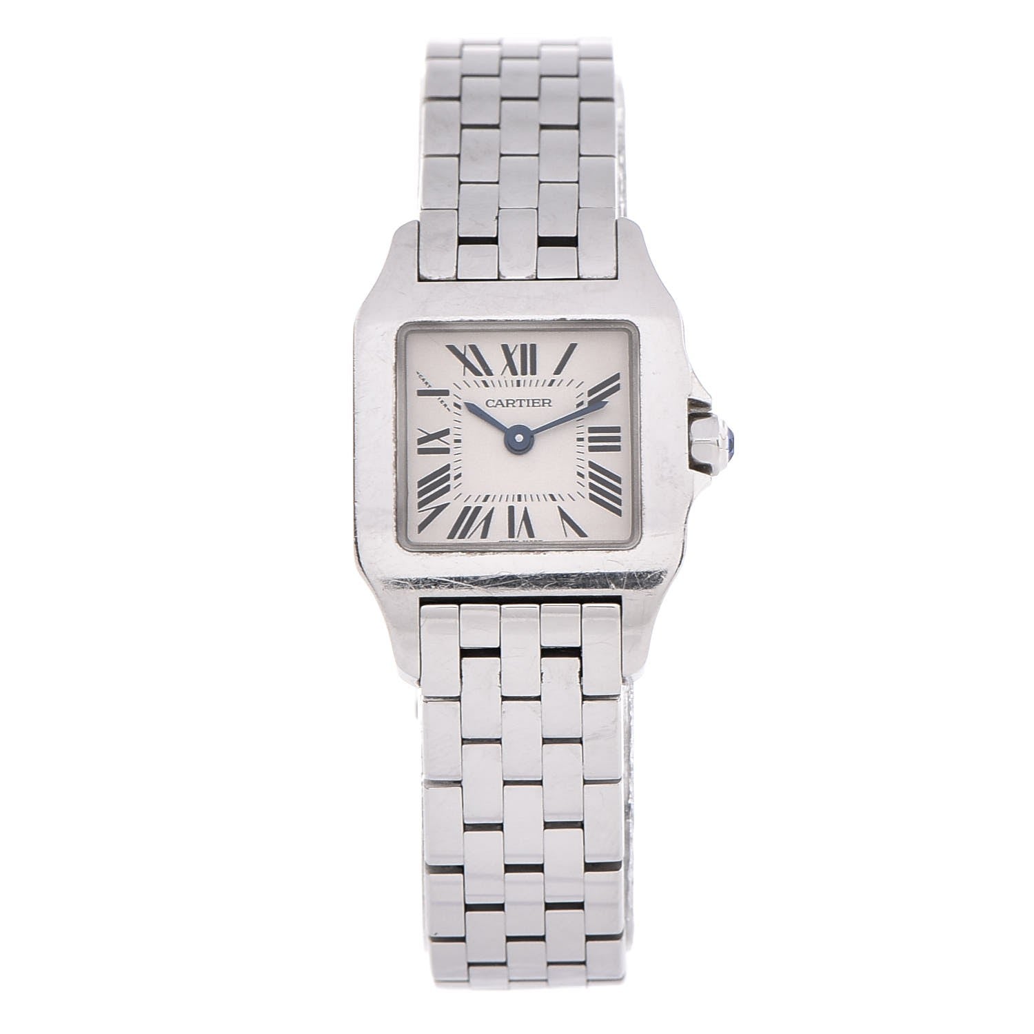 Cartier Stainless Steel 20mm Santos Demoiselle Quartz Watch 1 of 10