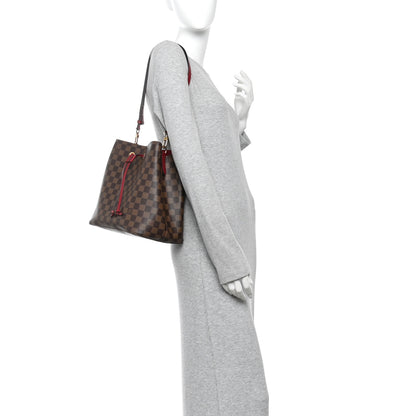 Louis Vuitton Damier Ebene Neonoe MM Cherry Berry 2 of 10