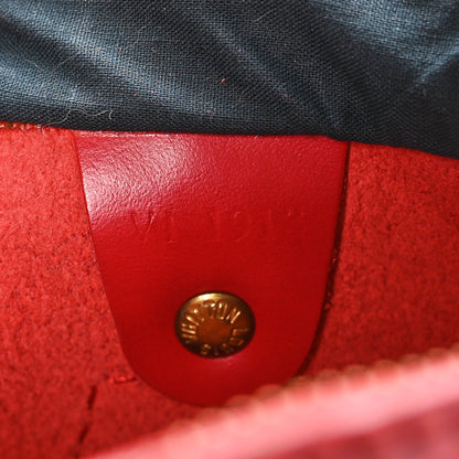 Louis Vuitton Epi Speedy 25 Castillan Red 6 of 14