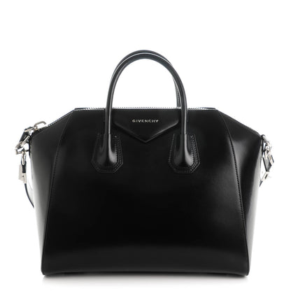 Givenchy Shiny Lord Calfskin Medium Antigona Black 1 of 7