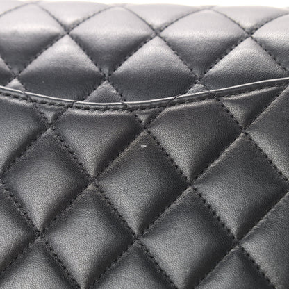 Chanel Lambskin Quilted Small Double Flap Black 10 of 17